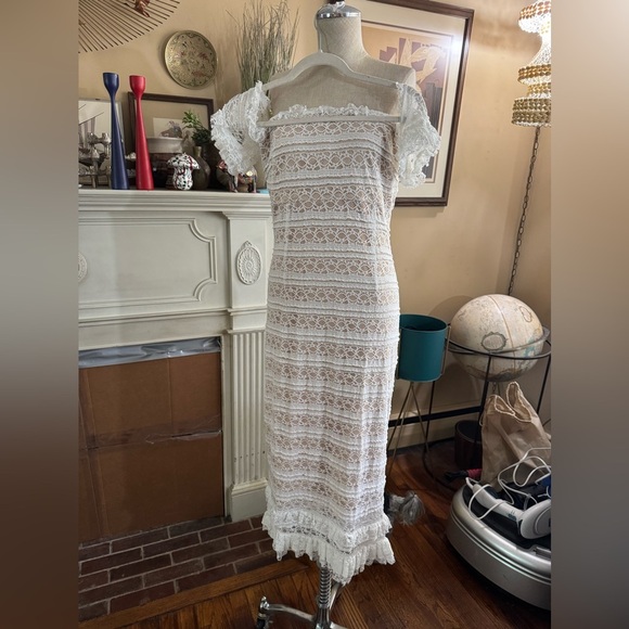 Likely Women's Milaro Off-The-Shoulder Dress - Ivory - Size 8 - Picture 6 of 15